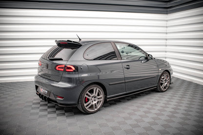 Seitenschweller Ansatz für Seat Ibiza Cupra Mk3 schwarz matt