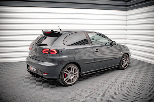 Seitenschweller Ansatz für Seat Ibiza Cupra Mk3 schwarz matt