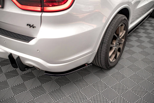 Heck Ansatz Flaps Diffusor für Dodge Durango RT Mk3 Carbon Look