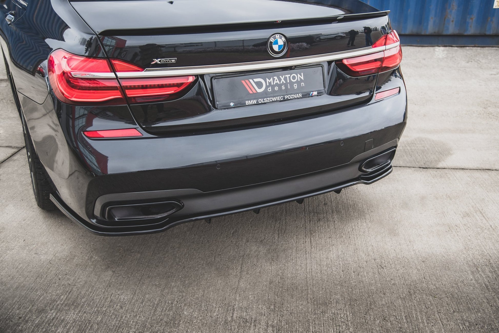 Mittlerer Diffusor Heck Ansatz DTM Look für BMW 7 M-Paket G11 Carbon Look