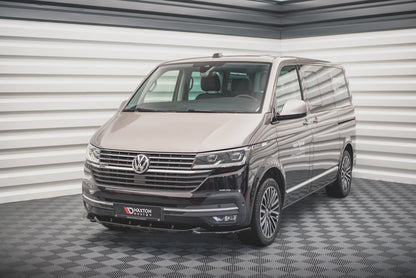 Front Ansatz V.2 für Volkswagen T6 Facelift schwarz matt