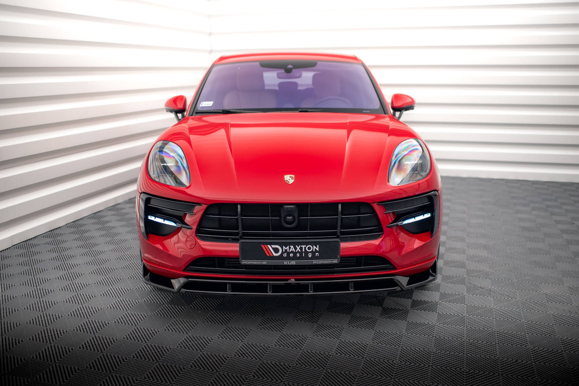 Front Ansatz V.2 für Porsche Macan Mk1 Facelift Carbon Look