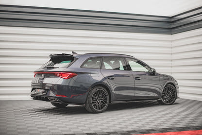 Seitenschweller Ansatz für V.2 für Seat Leon FR Mk4 / Cupra Leon  Carbon Look