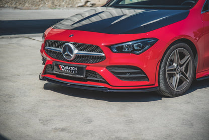 Front Ansatz V.1 für Mercedes-Benz CLA A35 AMG / AMG-Line C118 Carbon Look