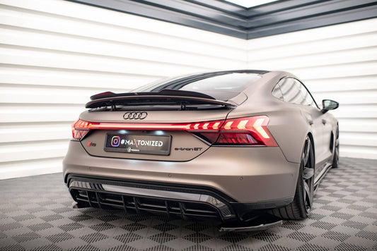 Spoiler CAP für Audi e-Tron GT / RS GT RS Mk1 schwarz matt