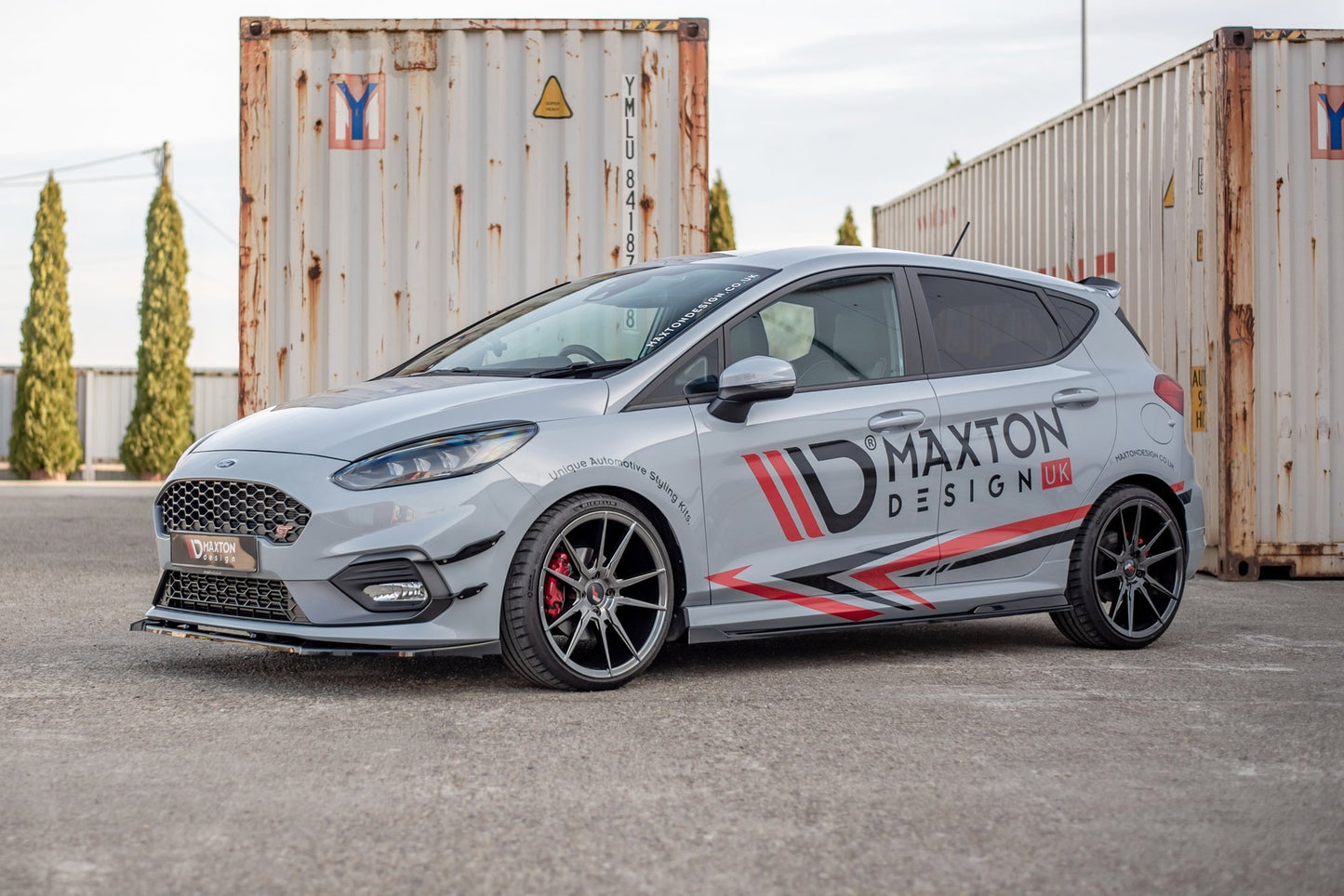 Seitenschweller Ansatz für V.3 für Ford Fiesta Mk8 ST / ST-Line Carbon Look