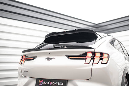 Niedriger Spoiler CAP für Ford Mustang Mach-E Mk1 schwarz matt