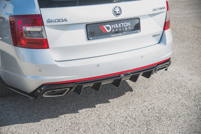 Diffusor Heck Ansatz V.2 für Skoda Octavia RS Mk3 / Mk3 FL Hatchback / Kombi