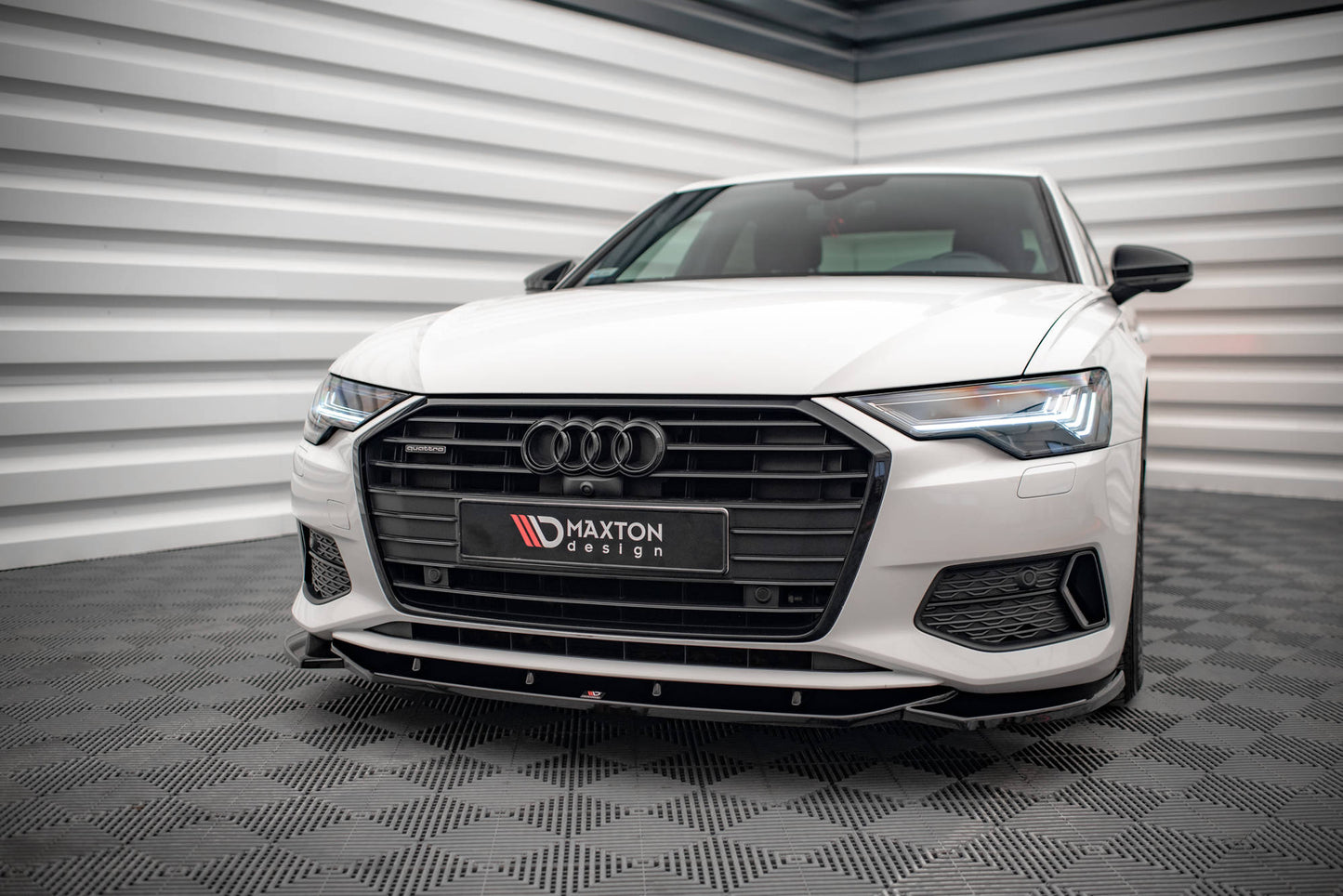 Front Ansatz V.1 für Audi A6 C8 Carbon Look