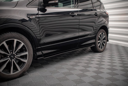 Seitenschweller Ansatz für Ford Escape ST-Line Mk3 Carbon Look