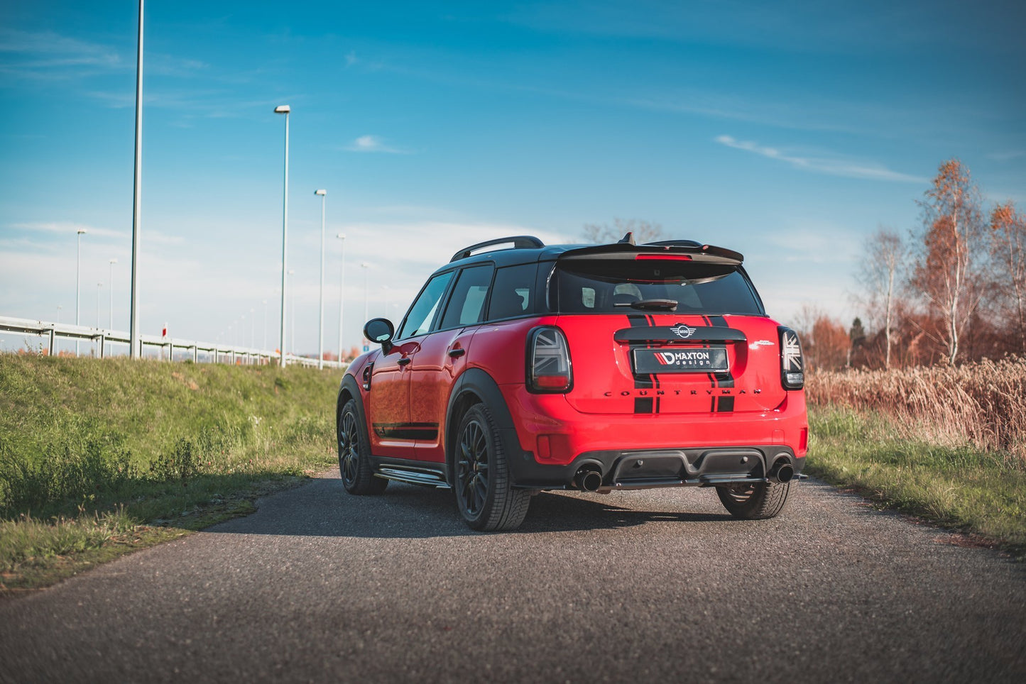 Spoiler CAP für Mini Countryman Mk2 F60 JCW Carbon Look
