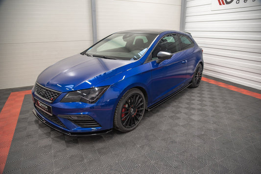 Seitenschweller Ansatz für Seat Leon Cupra / FR SC Mk3 / Mk3 FL Carbon Look