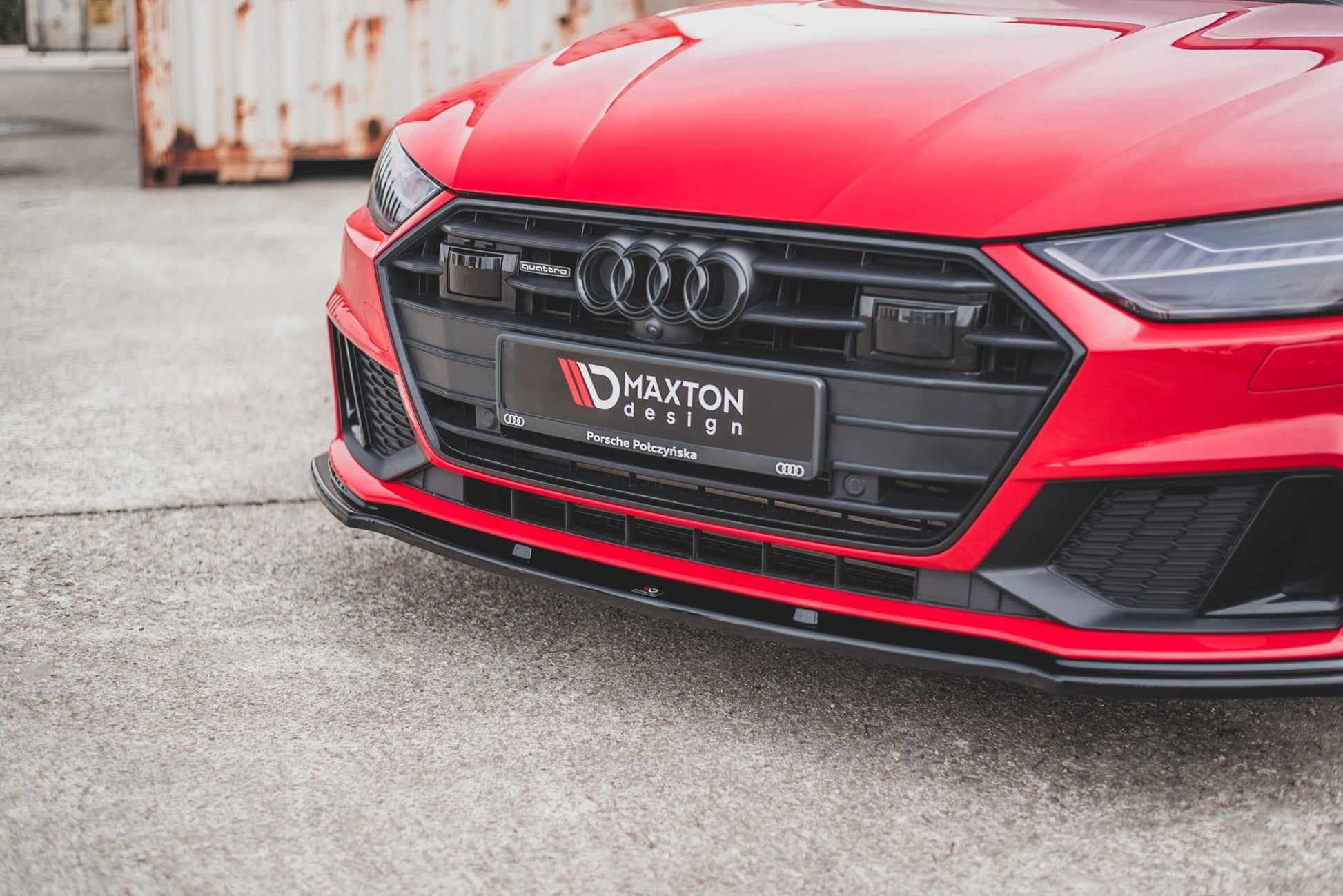 Front Ansatz V.2 für Audi A7 C8 S-Line / S7 C8 Carbon Look