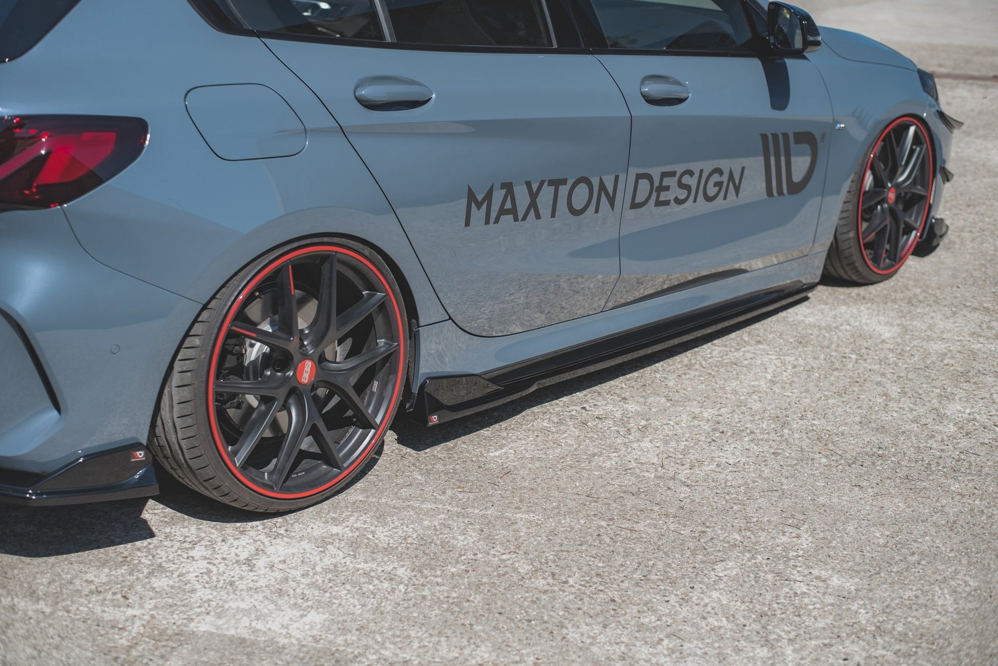 Seitenschweller Ansatz für V.3 für BMW 1er F40 M-Paket/ M135i  Carbon Look