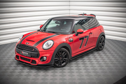 Front Ansatz für Mini Cooper S John Cooper Works F56 schwarz matt