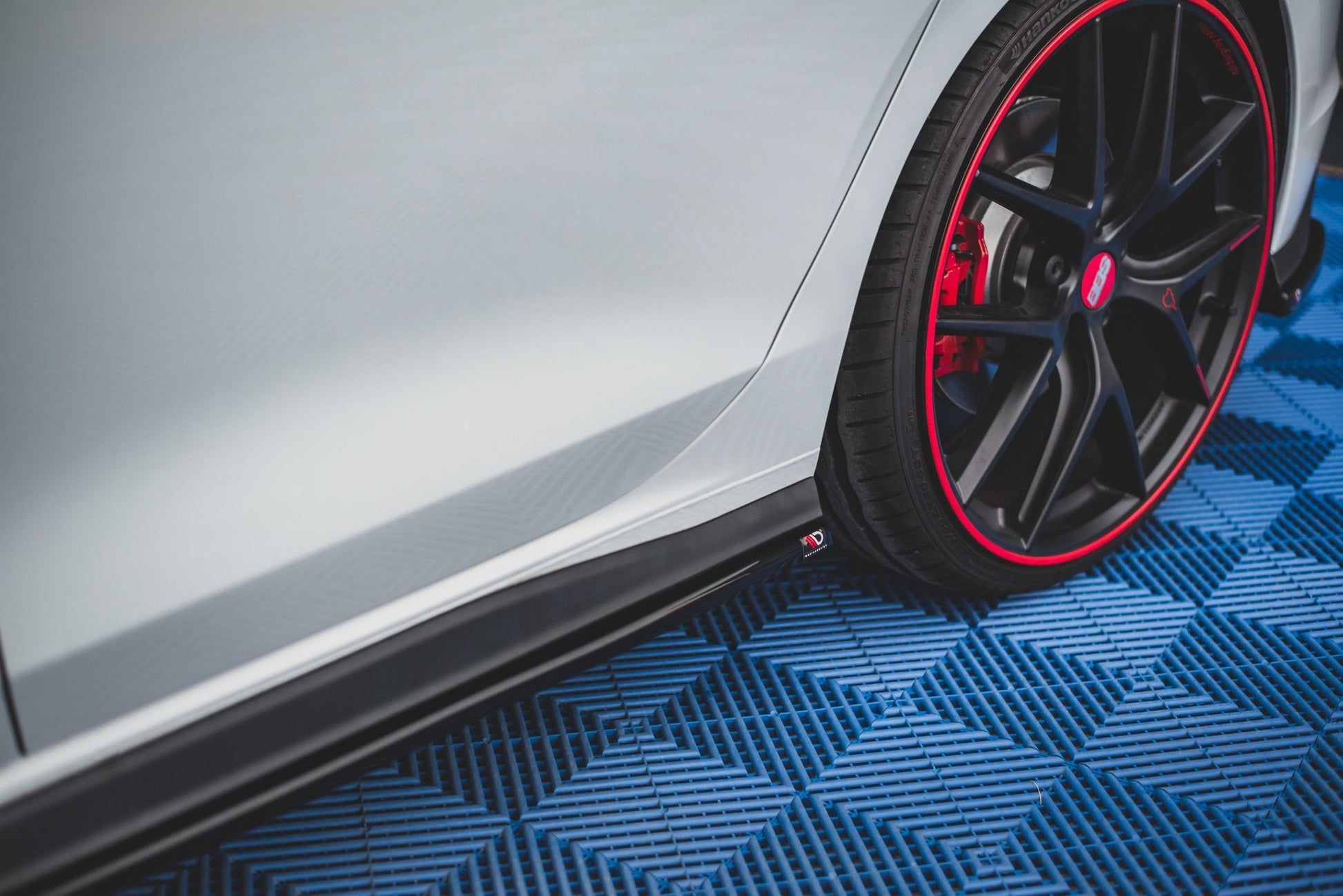 Seitenschweller Ansatz für Volkswagen Golf 8 GTI Carbon Look