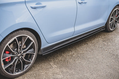 Seitenschweller Ansatz für V.4 Hyundai I30 N Mk3 / Mk3 FL Hatchback/ Fastback Carbon Look