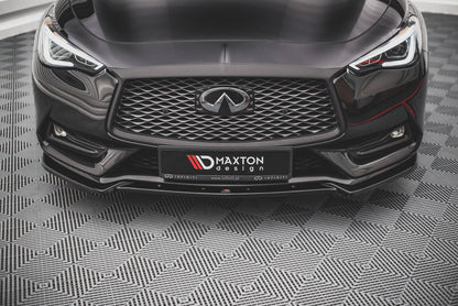 Front Ansatz für Infiniti Q60 S Mk2 schwarz matt