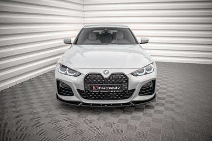 Front Ansatz V.2 für BMW 4er Gran Coupe M-Paket G26 Carbon Look