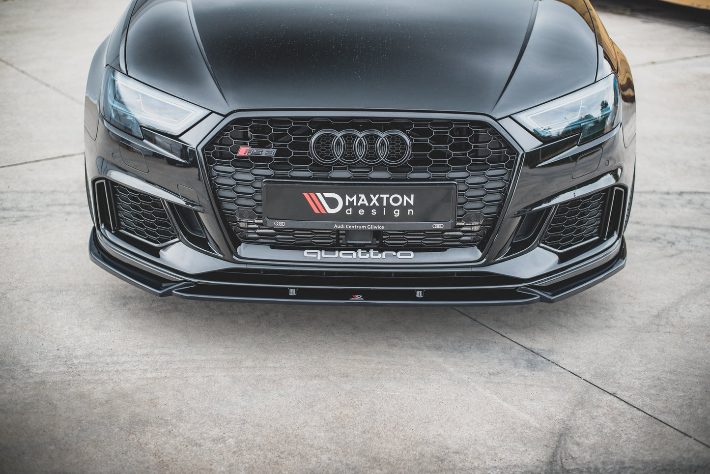 Front Ansatz V.4 für Audi RS3 8V FL Sportback Carbon Look