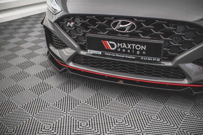 Front Ansatz V.2 für Hyundai I30 N Hatchback/Fastback Mk3 Facelift schwarz Hochglanz