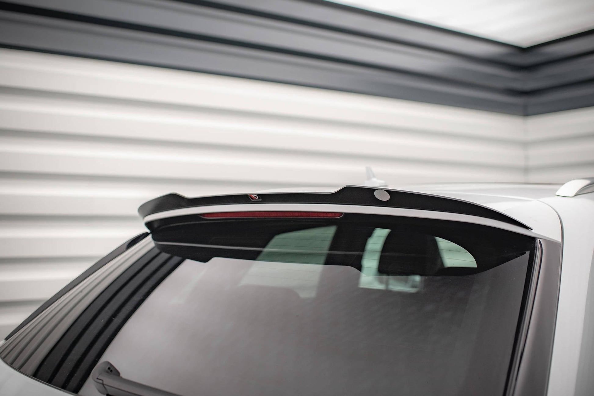 Spoiler CAP für Audi Q3 8U Facelift schwarz matt