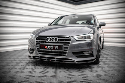 Front Ansatz für Audi A3 Sportback 8V Carbon Look