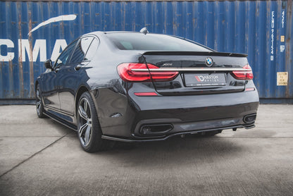 Mittlerer Diffusor Heck Ansatz DTM Look für BMW 7 M-Paket G11 Carbon Look