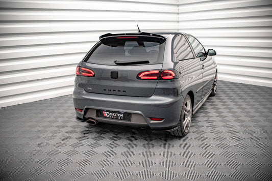 Heck Ansatz Flaps Diffusor für Seat Ibiza Cupra Mk3 schwarz matt