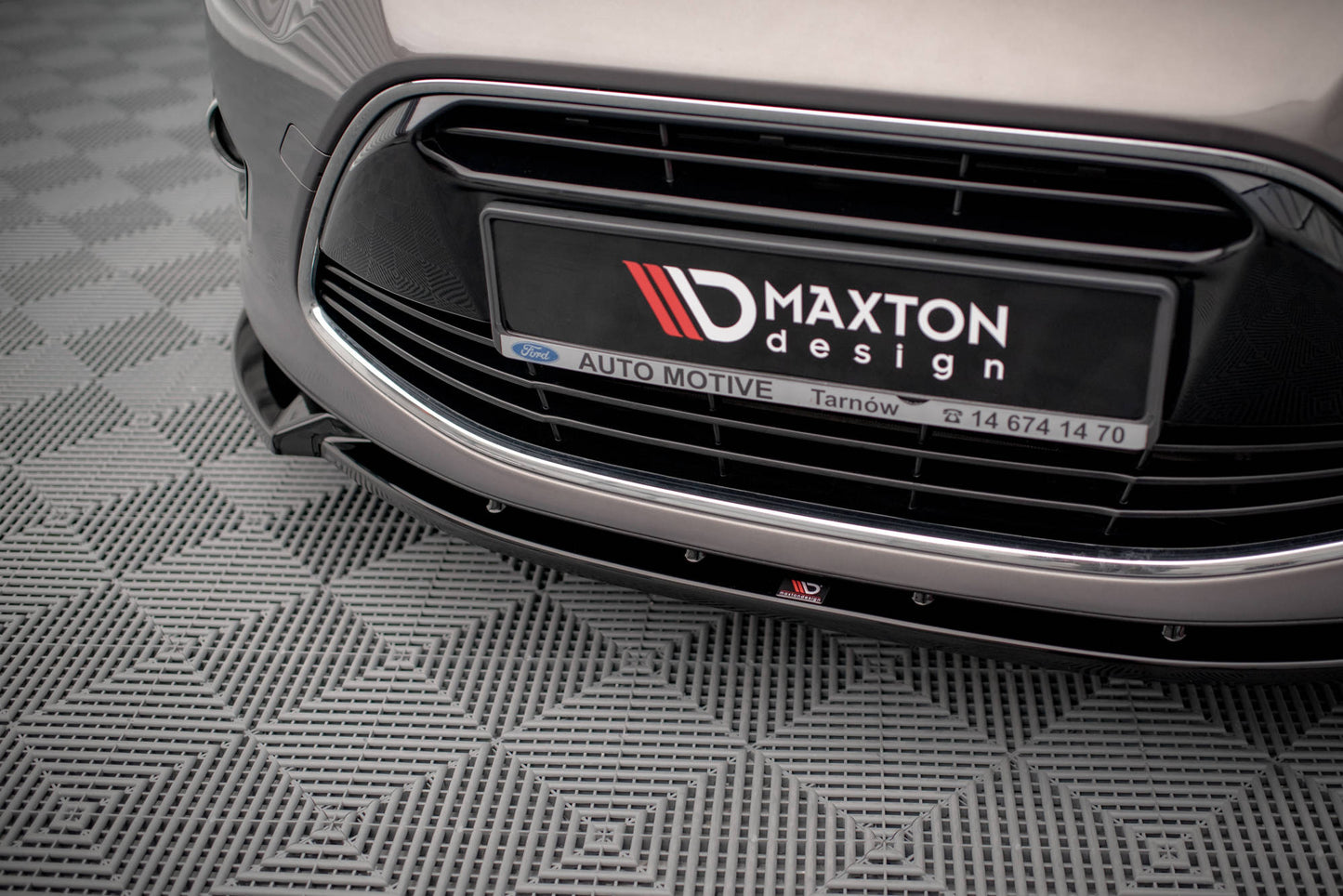 Front Ansatz für Ford C-Max Mk2 schwarz matt