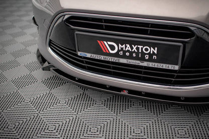 Front Ansatz für Ford C-Max Mk2 schwarz matt