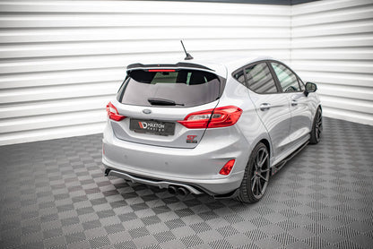 Heck Ansatz Flaps Diffusor V.1 für Ford Fiesta ST Mk8 schwarz matt