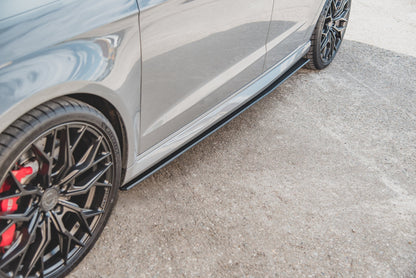 Robuste Racing Seitenschweller Ansatz für für Audi RS3 8V Sportback