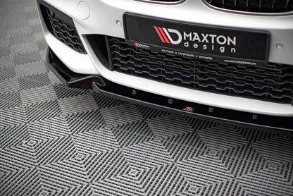 Front Ansatz V.2 für BMW X1 M-Paket F48 schwarz matt