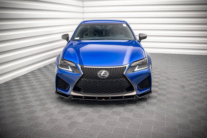 Front Ansatz V.1 für Lexus GS F Mk4 Facelift schwarz Hochglanz