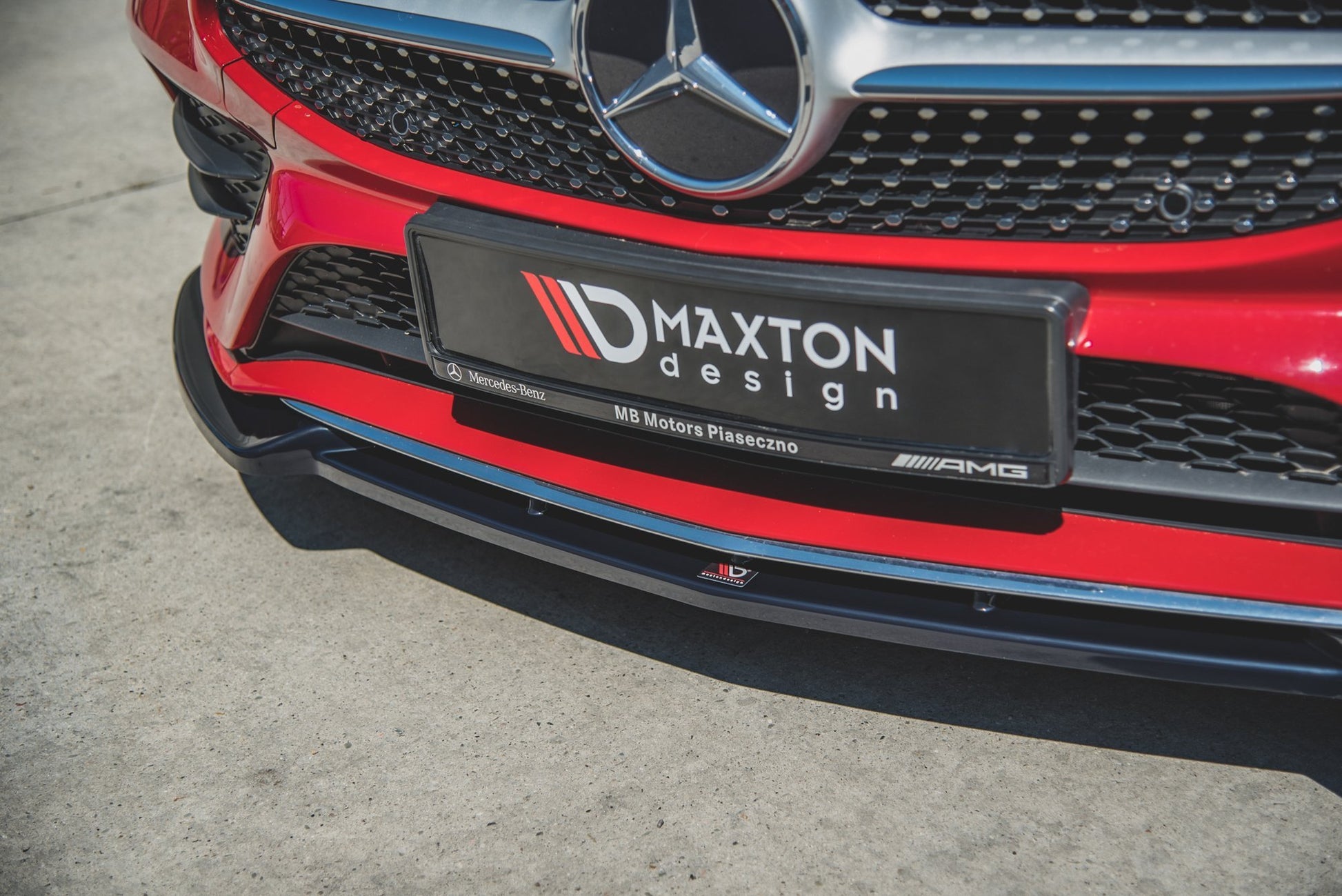 Front Ansatz V.2 für Mercedes-Benz CLA A35 AMG / AMG-Line C118 Carbon Look