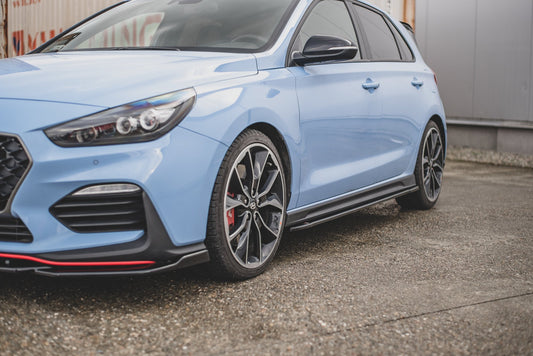 Seitenschweller Ansatz für V.4 Hyundai I30 N Mk3 / Mk3 FL Hatchback/ Fastback Carbon Look