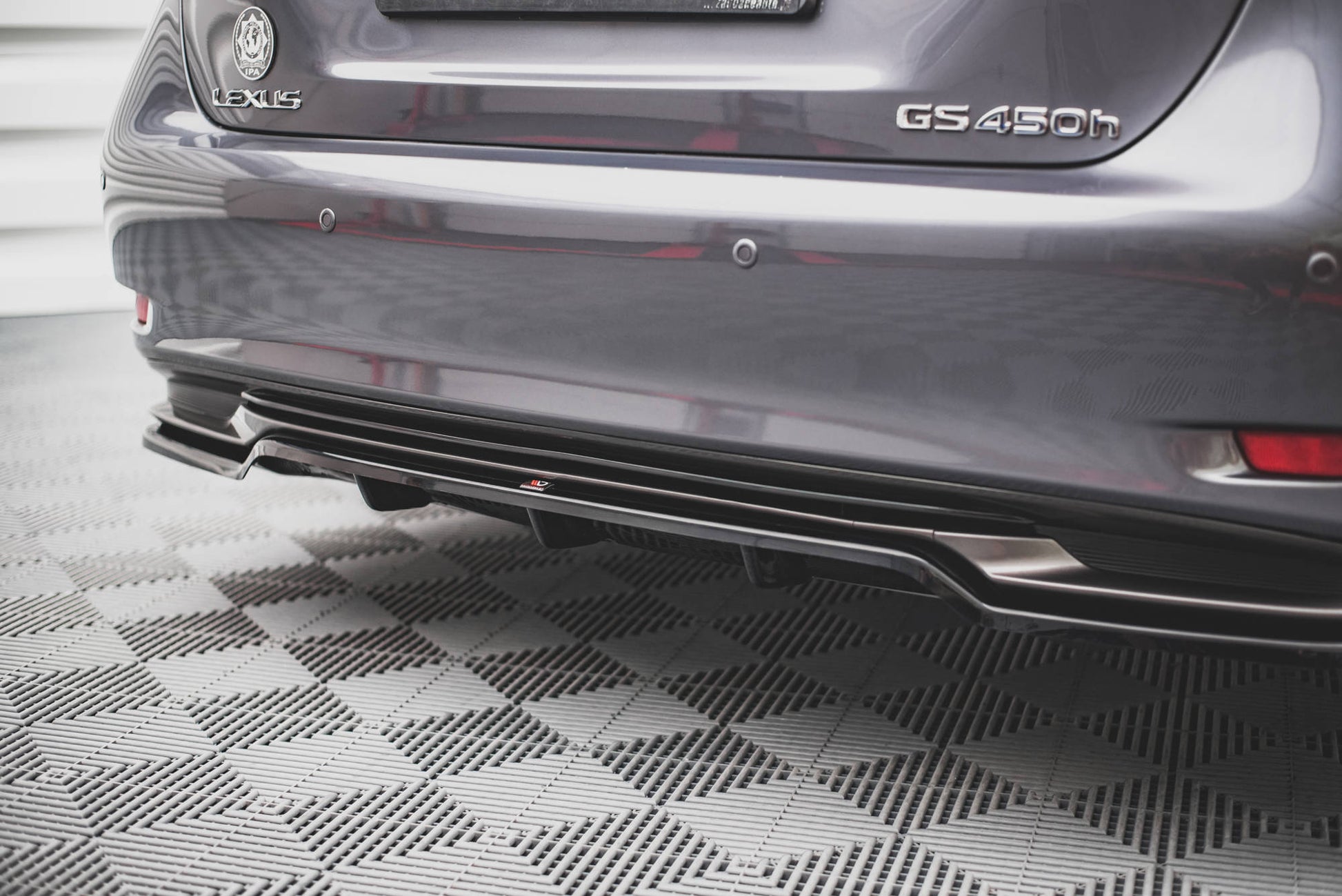 Mittlerer Diffusor Heck Ansatz DTM Look für Lexus GS F Sport Hybrid Mk4 (L10) Carbon Look