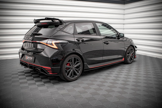 Seitenschweller Ansatz für Hyundai I20 N Mk3 schwarz Hochglanz