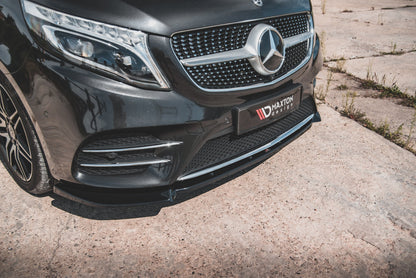 Front Ansatz V.3 für Mercedes-Benz V-Klasse AMG-Line W447 Facelift Carbon Look