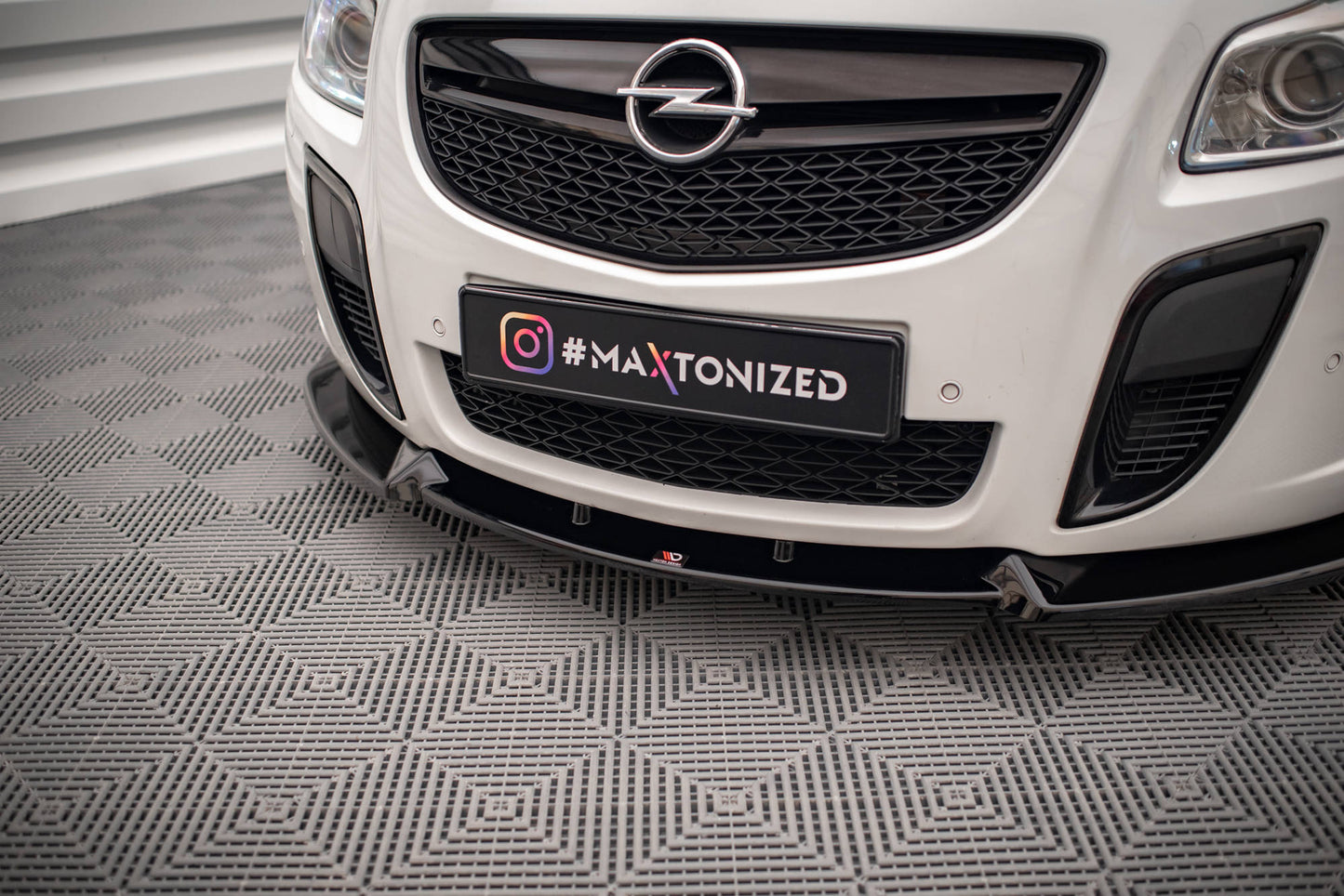 Front Ansatz V.2 für Opel Insignia OPC Mk1 schwarz matt