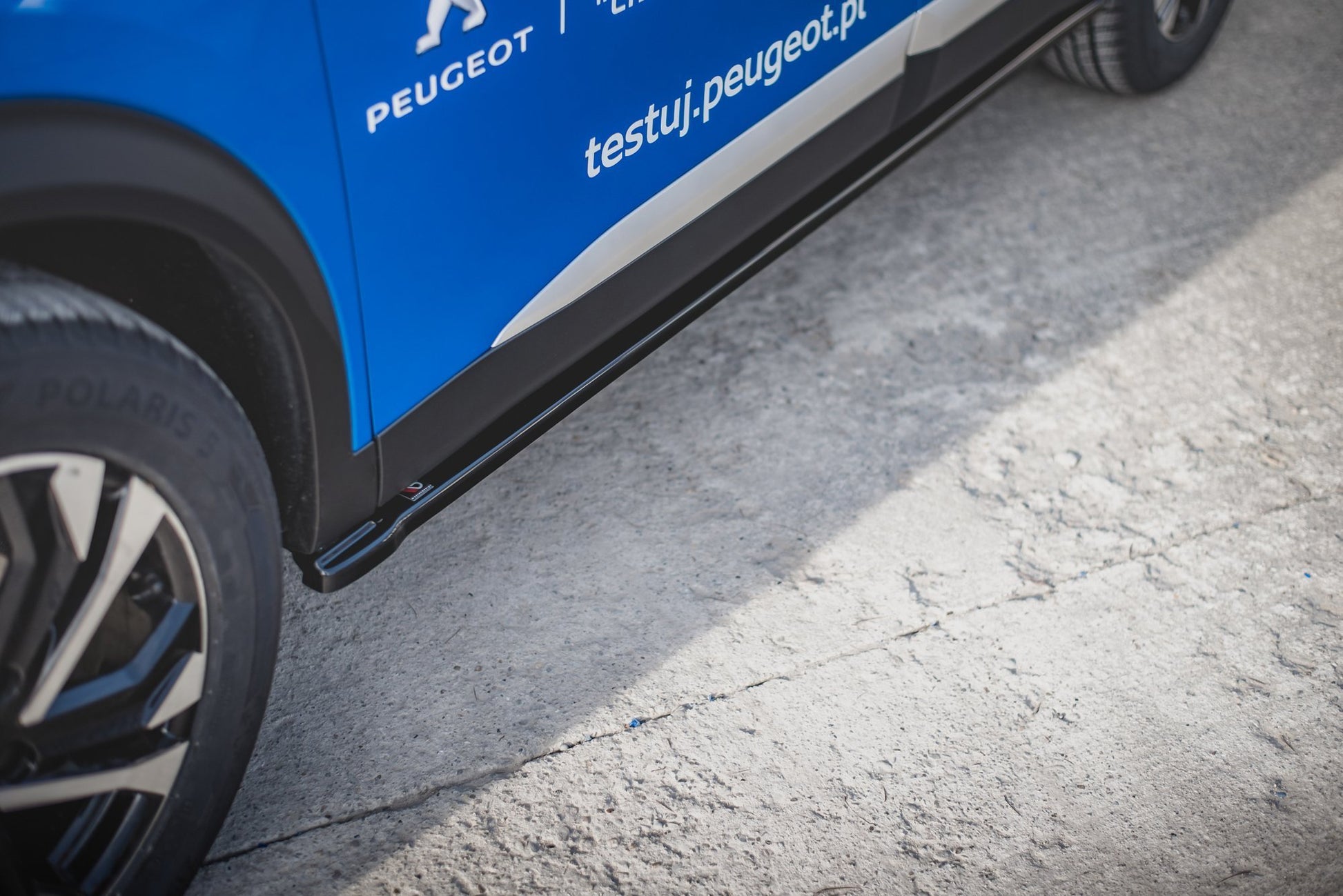 Seitenschweller Ansatz für Peugeot 2008 Mk2 Carbon Look