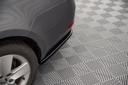 Heck Ansatz Flaps Diffusor für Skoda Octavia Mk3 Facelift Carbon Look