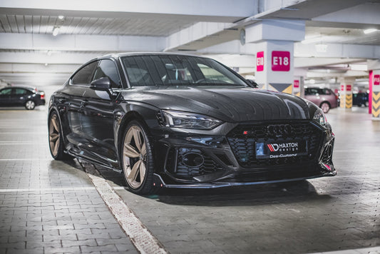Front Ansatz +Flaps für V.1 Audi RS5 F5 Facelift