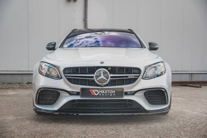 Front Ansatz V.2 für Mercedes-Benz E63 AMG Kombi/Limousine S213/W213 schwarz matt