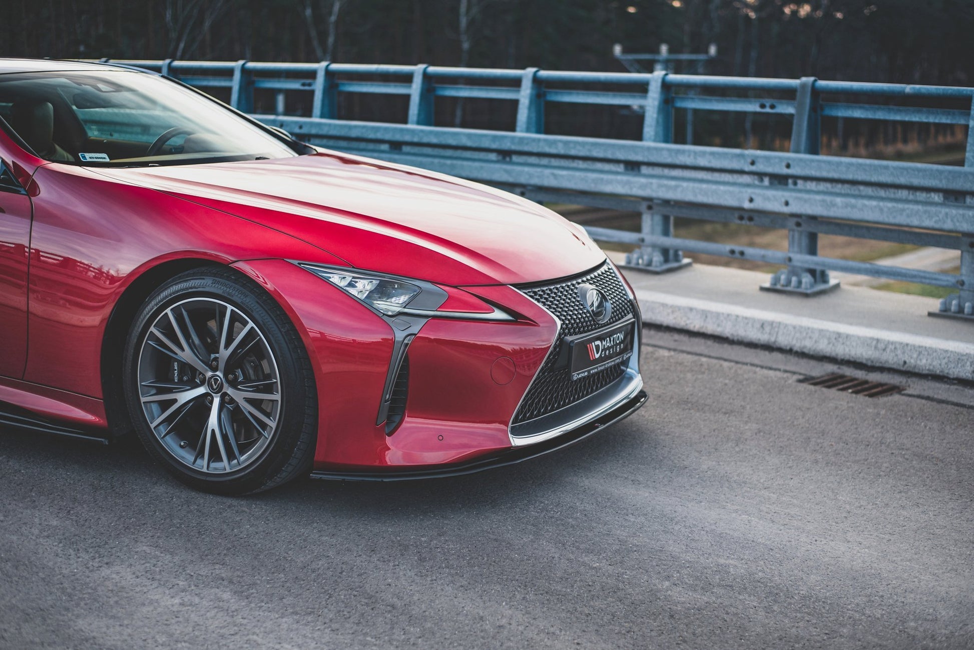 Front Ansatz V.2 für Lexus LC 500 schwarz matt
