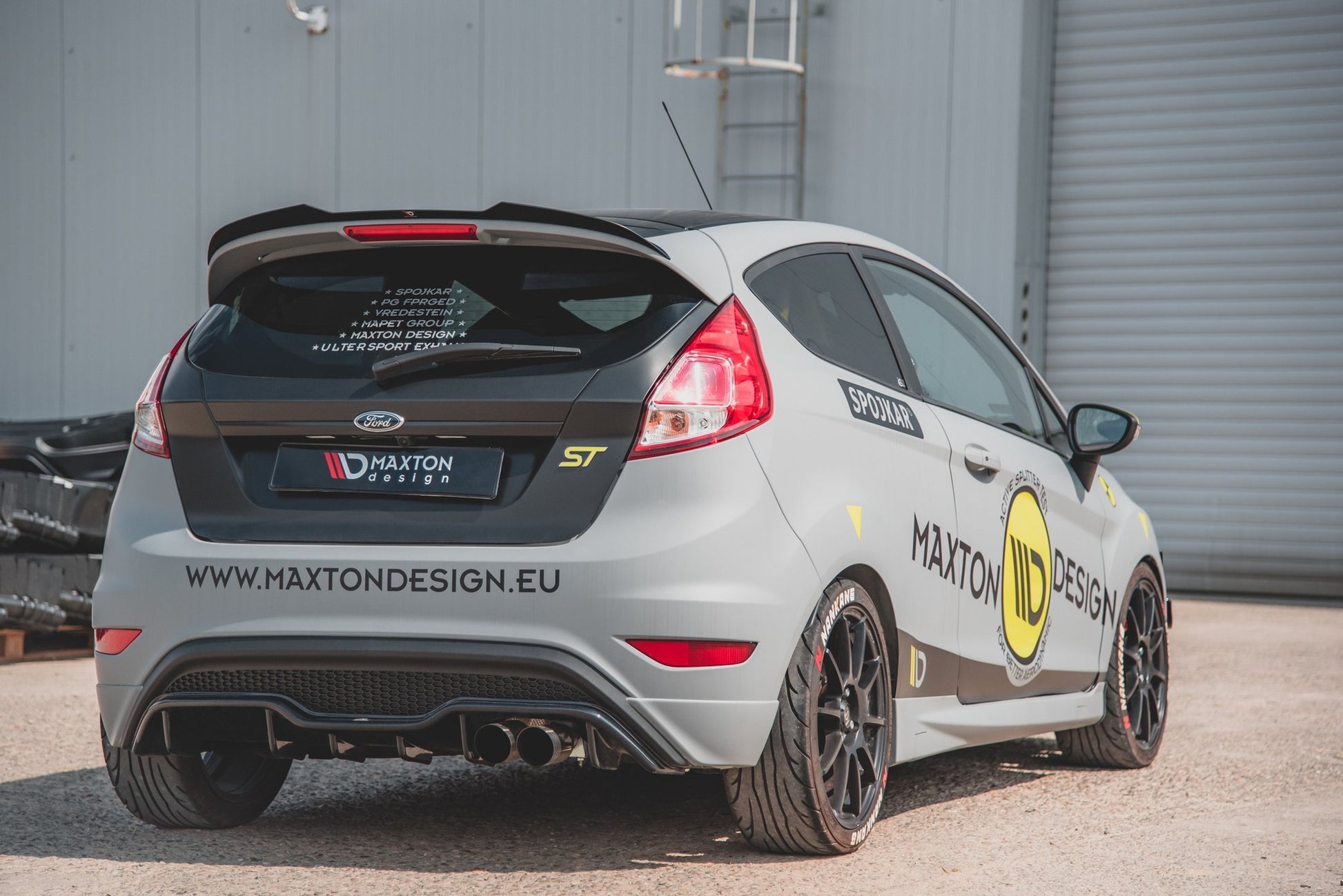 Spoiler CAP für Ford Fiesta ST Mk7 FL schwarz matt