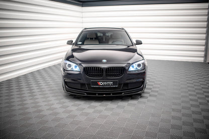 Front Ansatz V.2 für BMW 7 M-Paket F01 schwarz matt