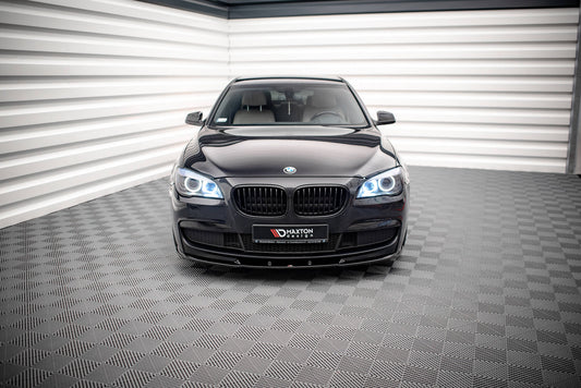 Front Ansatz V.2 für BMW 7 M-Paket F01 schwarz Hochglanz