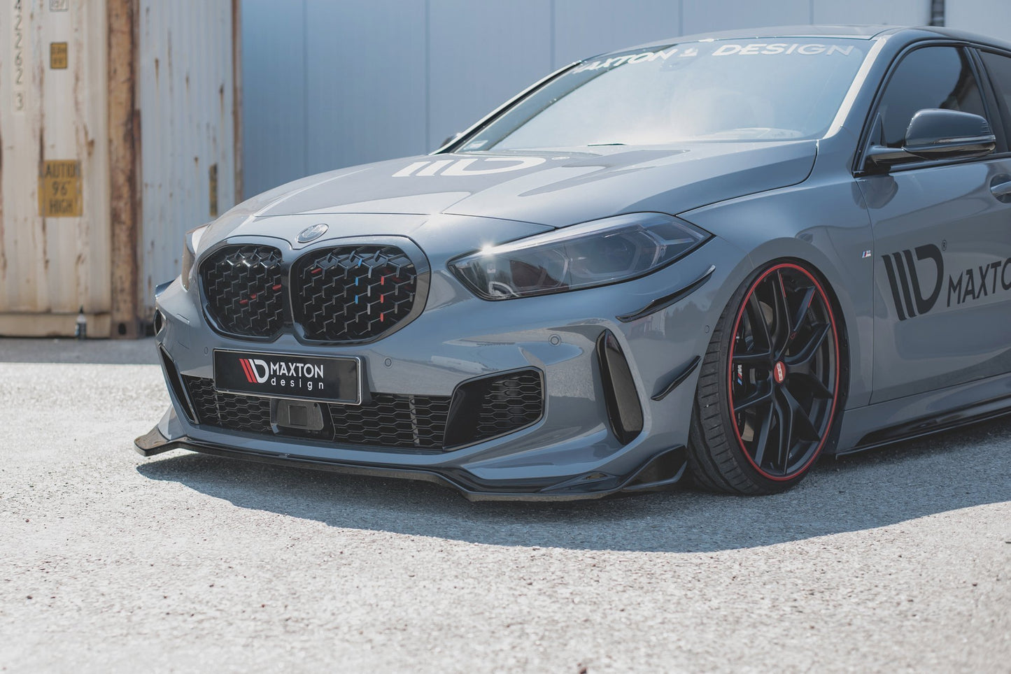Front Ansatz V.5 für BMW 1er F40 M-Paket / M135i  Carbon Look